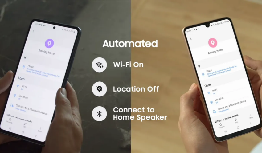 Smartfony Samsunga Galaxy A33, Galaxy A53 i Galaxy A73 otrzymują funkcję Bixby Routines (aka Modes & Routines) wraz z aktualizacją Android 13 i One UI 5.0