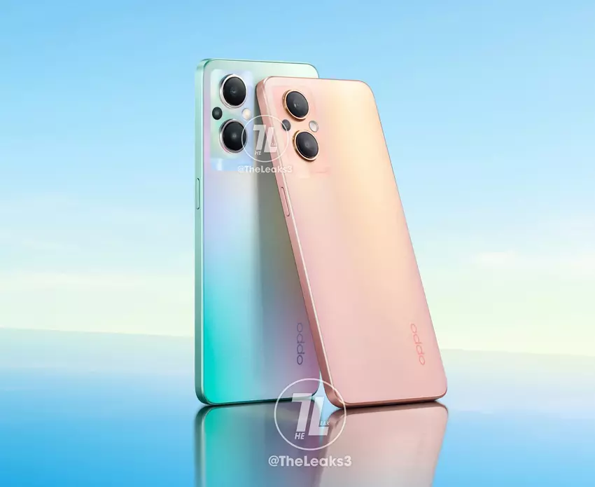 Trzy kolory i design w stylu iPhone'a 13: wtajemniczony pokazał, jak będzie wyglądać OPPO Reno 7 Z