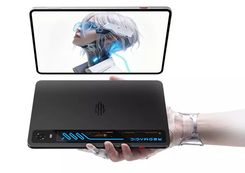 Design tylnej obudowy RedMagic Gaming Tablet 5 Pro