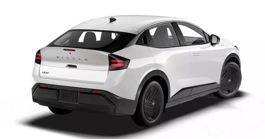 Podstawowy Nissan Leaf okazał się znacznie mniej stylowy niż droższa wersja