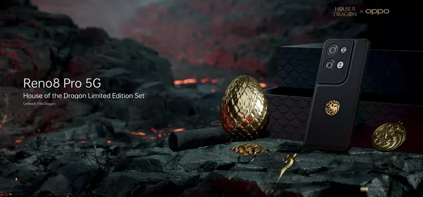 OPPO zaprezentowało specjalną edycję smartfona Reno 8 Pro, poświęconą serialowi telewizyjnemu Dom Smoka