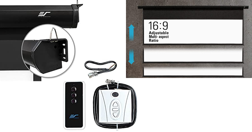 Automatyczne ekrany projekcyjne Elite Screens Spectrum Tab-Tension