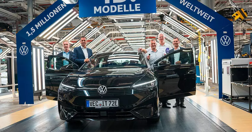 Volkswagen wyprodukował półtora miliona elektrycznych samochodów z rodziny ID.