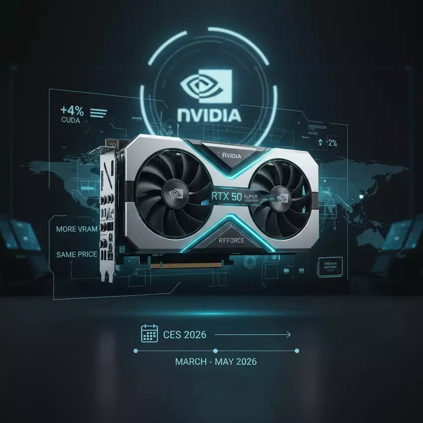 Nvidia odkłada RTX 50 Super: czekać będziemy do wiosny 2026