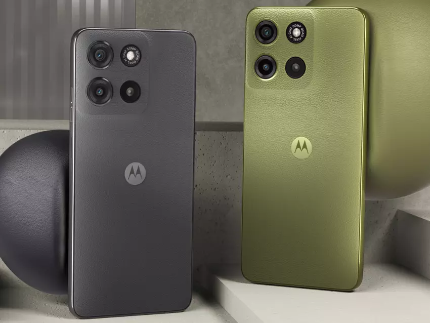 Moto G15 Power w kolorach Gravity Grey i Iguana Green