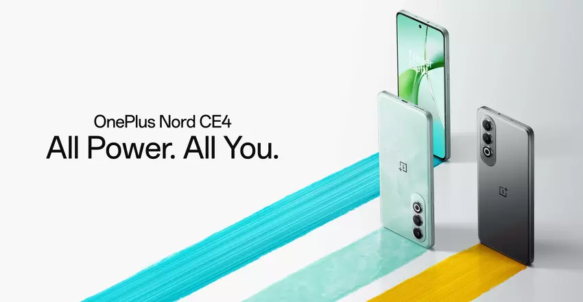 OnePlus Nord CE 4: wyświetlacz AMOLED 120 Hz, układ Snapdragon 7 Gen 3, bateria 5500 mAh z ładowaniem 100 W, Android 14 i potrójny aparat 50 MP