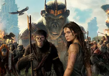 Końcowa scena filmu Królestwo planety małp ...