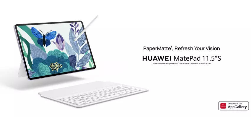 Huawei MatePad 11.5 S: wyświetlacz 144 Hz z technologią PaperMatte, bateria 8 800 mAh i cena 399 euro