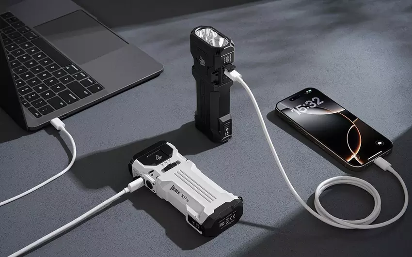 Wuben X1 Pro — 13 000 lumenów, aktywne chłodzenie i powerbank w jednym urządzeniu