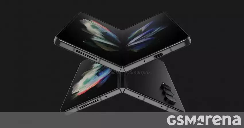 Rendery Samsung Galaxy Z Fold4 pokazują składany design