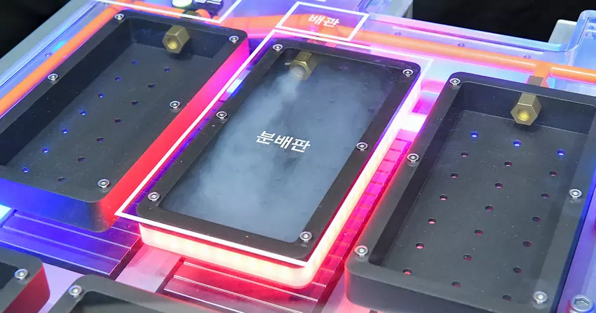 Hyundai Mobis zaprezentowała wbudowany system gaszenia pożaru akumulatora samochodu elektrycznego