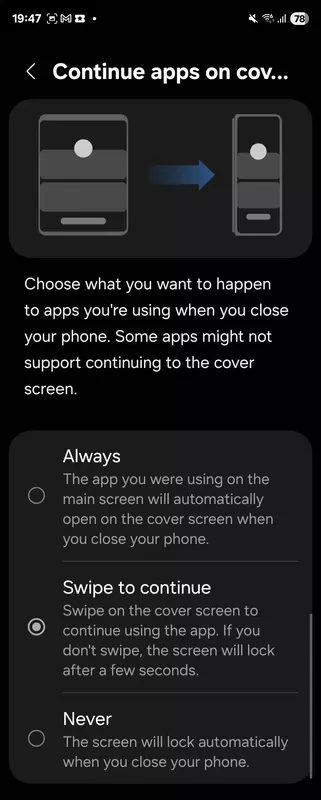 Zaktualizowana funkcjonalność aplikacji App Continuity