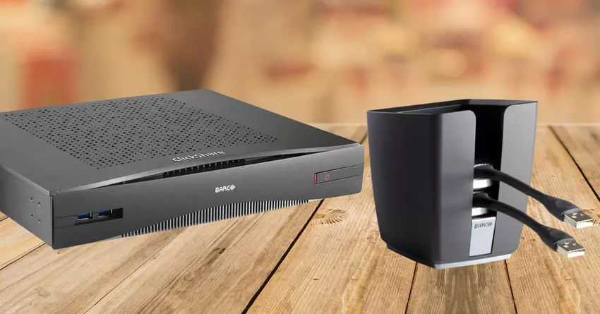 Bezprzewodowy system prezentacji Barco ClickShare CSE-800 do sal konferencyjnych