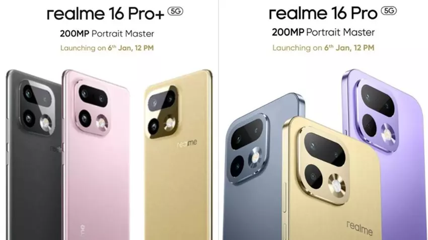 Zaktualizowany design Realme 16 Pro i Pro+