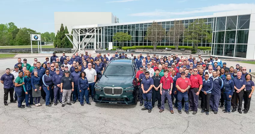 BMW Alpina XB7 w fabryce BMW w Spartanburgu, w stanie Karolina Południowa