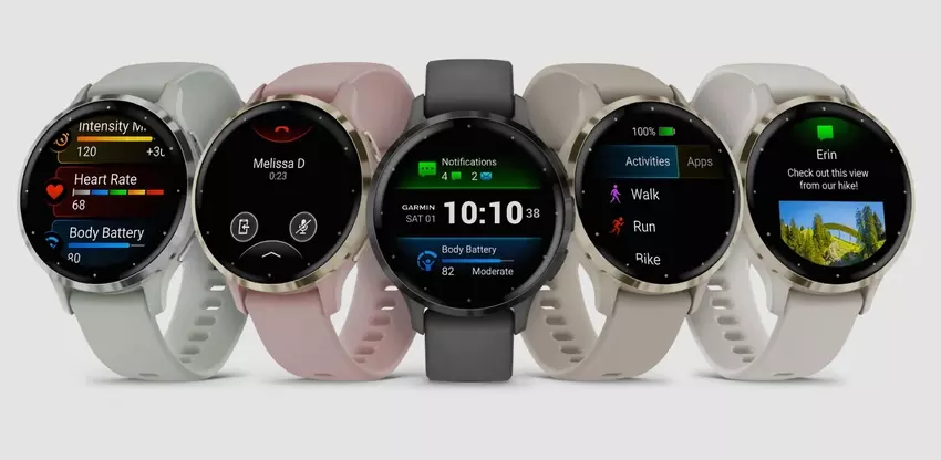 Garmin Venu 3, Venu 3S i vivoactive 5 otrzymały nową aktualizację systemu