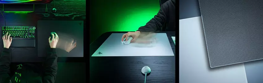 Podkładka pod mysz Razer Atlas Pro w użyciu