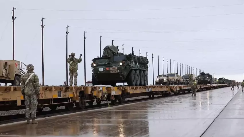 Sprzęt wojskowy 4. dywizji piechoty USA. Ilustracja: DVIDS