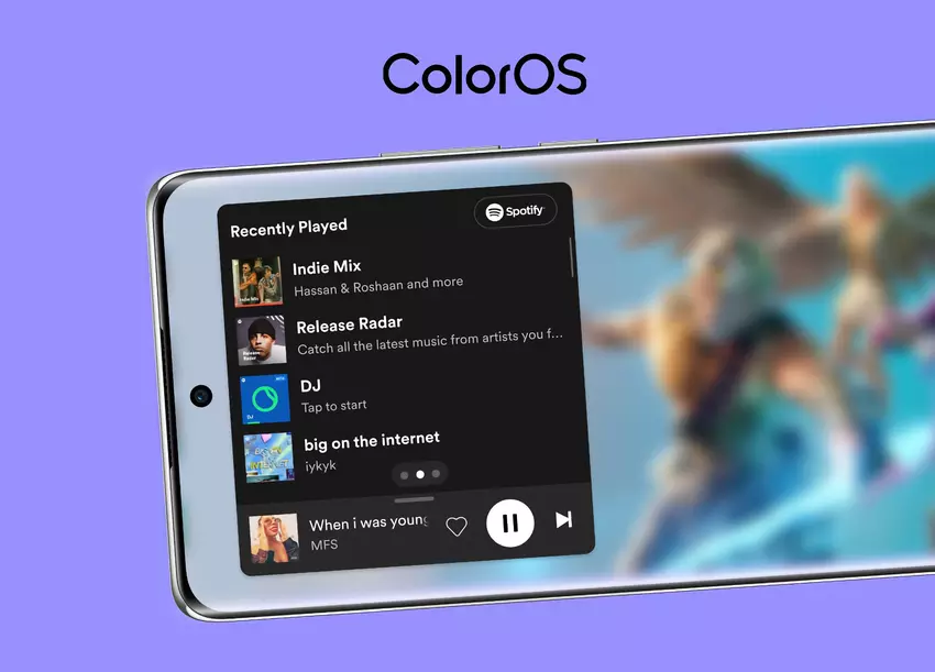 Tryb gier w smartfonach OnePlus i OPPO otrzymuje wsparcie dla odtwarzacza Spotify