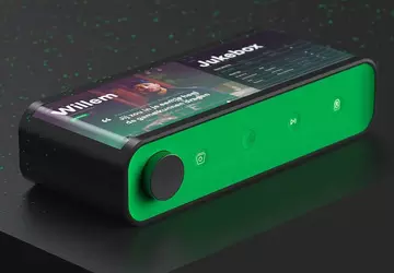 Spotify Jukebox z zakrzywionym wyświetlaczem przenosi ...