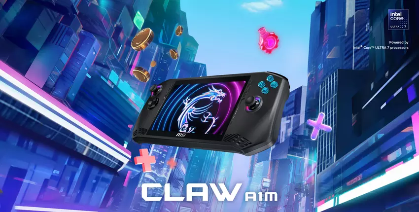 Konkurent Steam Deck, ASUS ROG Ally i Lenovo Legion Go: MSI prezentuje konsolę do gier Claw A1M na targach CES 2024