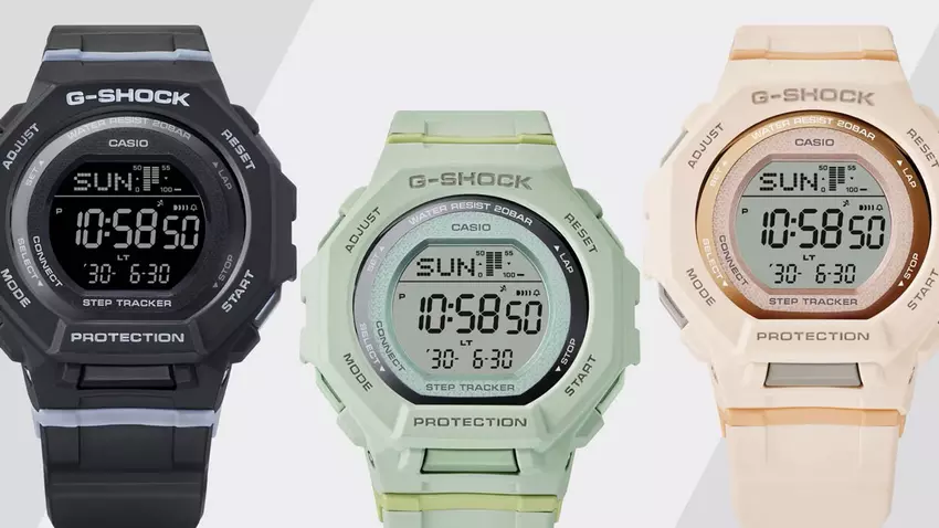 Casio zaprezentowała G-Shock GMDB300SC za 120 dolarów: kolorowe zegarki do śledzenia kroków