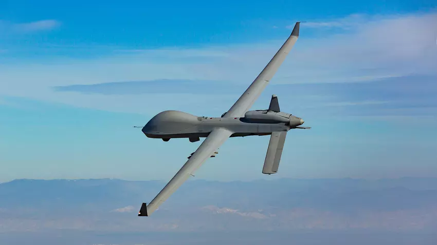 Gray Eagle Extended Range - ilustracja wykonana przez General Atomics
