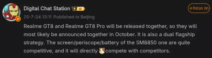 Debiut Realme GT 8 i GT 8 Pro