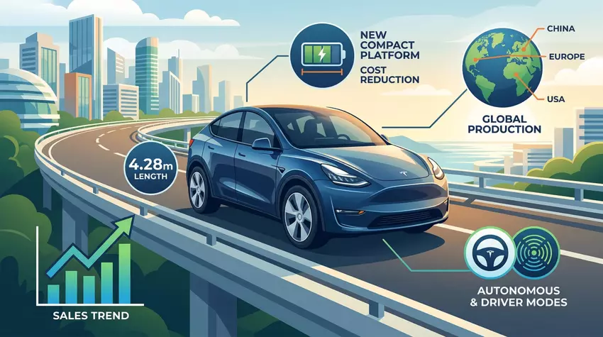 Nowy kompaktowy elektryczny SUV od Tesla
