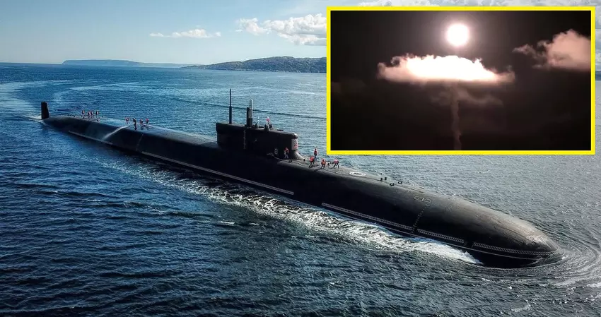 Okręt podwodny o napędzie atomowym Emperor Alexander III wystrzelił międzykontynentalny pocisk balistyczny SS-NX-30, który ma zasięg 9 300 kilometrów i może przenosić hipersoniczne jednostki nuklearne
