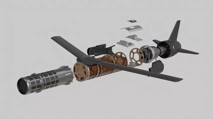 Pocisk bezzałogowy Ruta. Ilustracja: Destinus