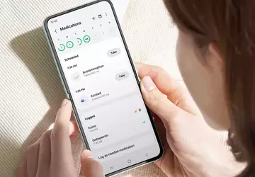 Samsung Health umożliwia skanowanie kodów kreskowych ...