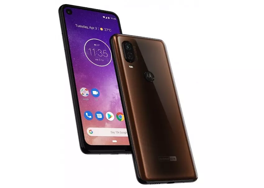 Motorola One Vision z otworem w wyświetlaczu oraz kamerą 48-megapikselową pojawił się w presrenderze
