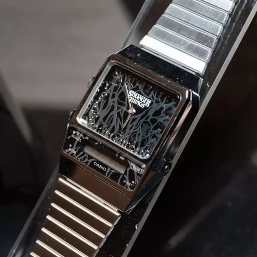 Zegarki Casio AQ-800 z elementami designu serialu Stranger Things