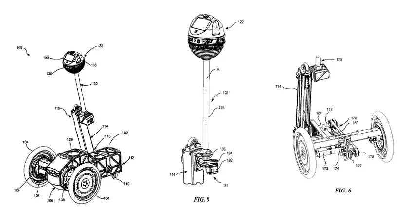 Facebook selfie opatentowany Robot z systemem telepresence