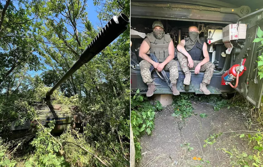 APU po raz pierwszy pokazał niemieckie haubice Panzerhaubitze 2000 w warunkach bojowych