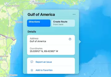 Mapy Apple zmieniły nazwę Zatoki Meksykańskiej, ...