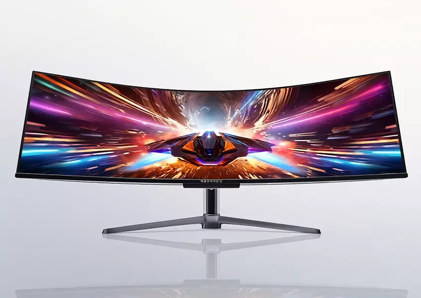 Nubia rozpoczęła sprzedaż 49-calowego zakrzywionego monitora Red Magic Realm z panelem QD-OLED 240 Hz.