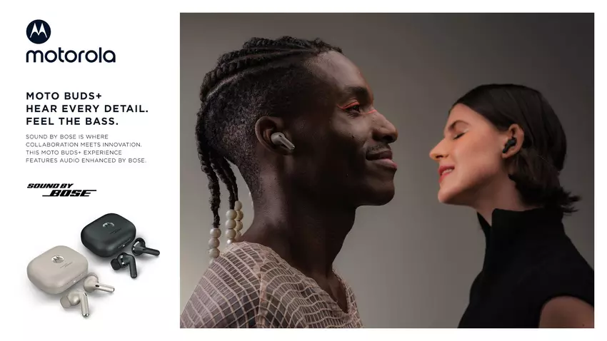 Moto Buds+: ANC, dźwięk Bose i do 38 godzin pracy na baterii za 150 euro.