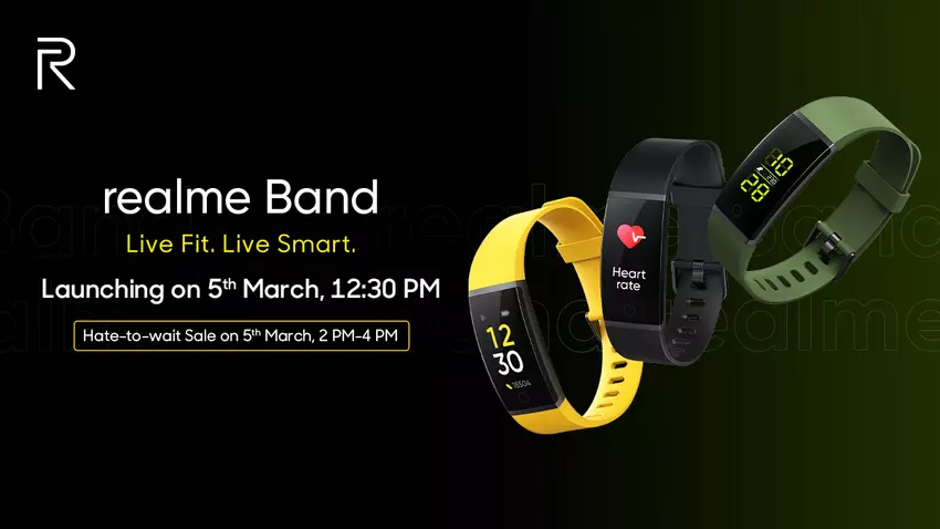 Realme przygotowuje swój pierwszy monitor fitness Realme Band z ochroną przed wodą, czujnikiem tętna i ładowaniem w pasku