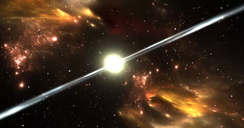 Najpotężniejszy rozbłysk gamma w historii zrodził czarną dziurę i uwięził Ziemię, mimo że znajdowała się 2,4 mld lat świetlnych od nas.