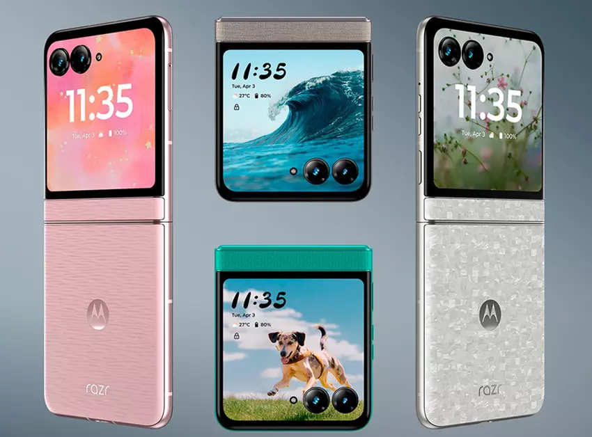 Motorola Razr 70 - trzy kolory PANTONE