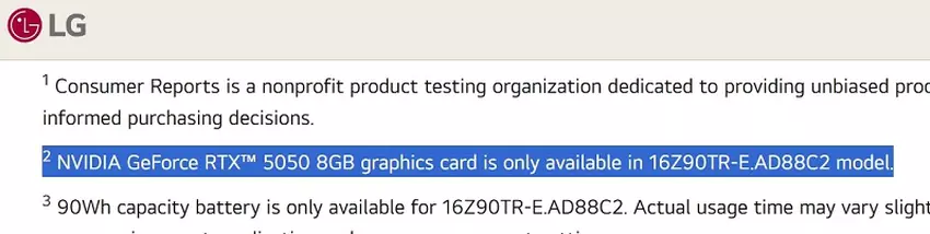 Gamingowy laptop Gram Pro z RTX 5050