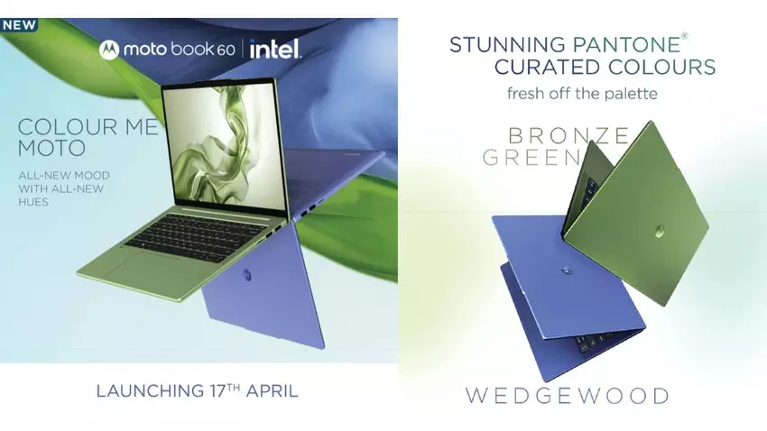 Motorola wypuściła swój pierwszy laptop: stylowy Moto Book 60 z procesorem Intel oraz 14-calowym ekranem OLED