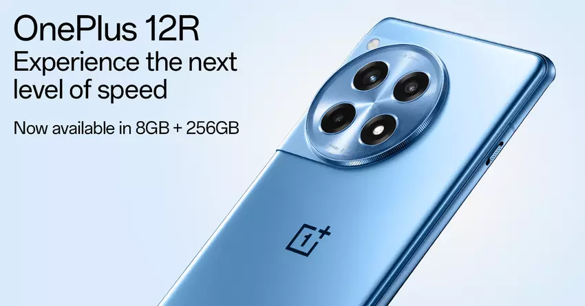 OnePlus 12R ma nowy wariant pamięci z 8 GB RAM i 256 GB przestrzeni dyskowej