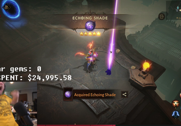 Gracz wydał 17 000 $, aby ...