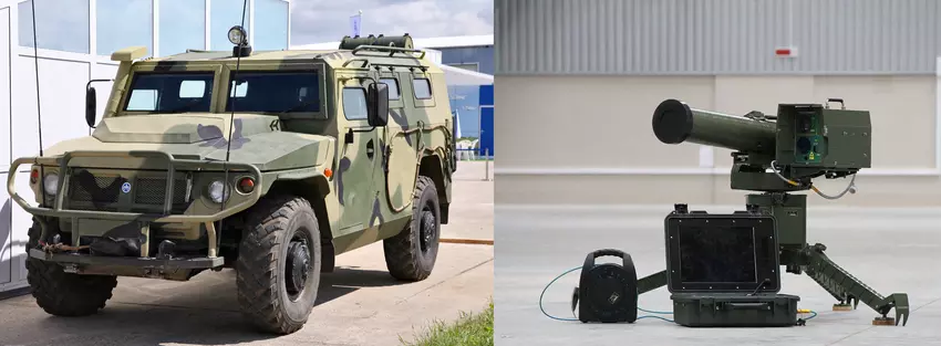 Ukraińscy marines przy pomocy "Stugna-P" zniszczyli dwa pojazdy opancerzone "Tiger" (wideo)