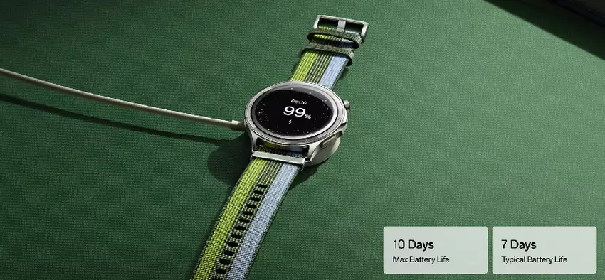 Smartwatch Oppo Watch S, widok z przodu