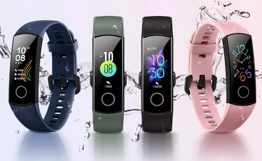 Honor Band 5: bransoletka fitness z czujnikiem tlenu we krwi i NFC za $31