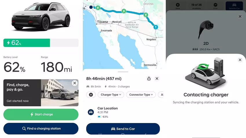 Aplikacja MyHyundai. Ilustracja: Hyundai